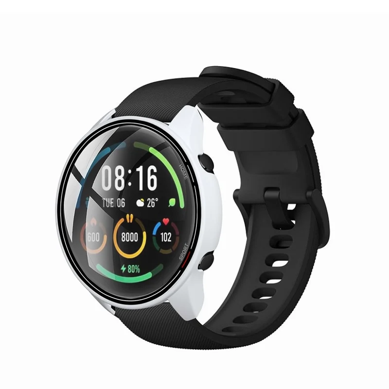 Unglaublich Stylisch Xiaomi Mi Watch Color Hülle mit Displayschutz in Plastik und Glas
