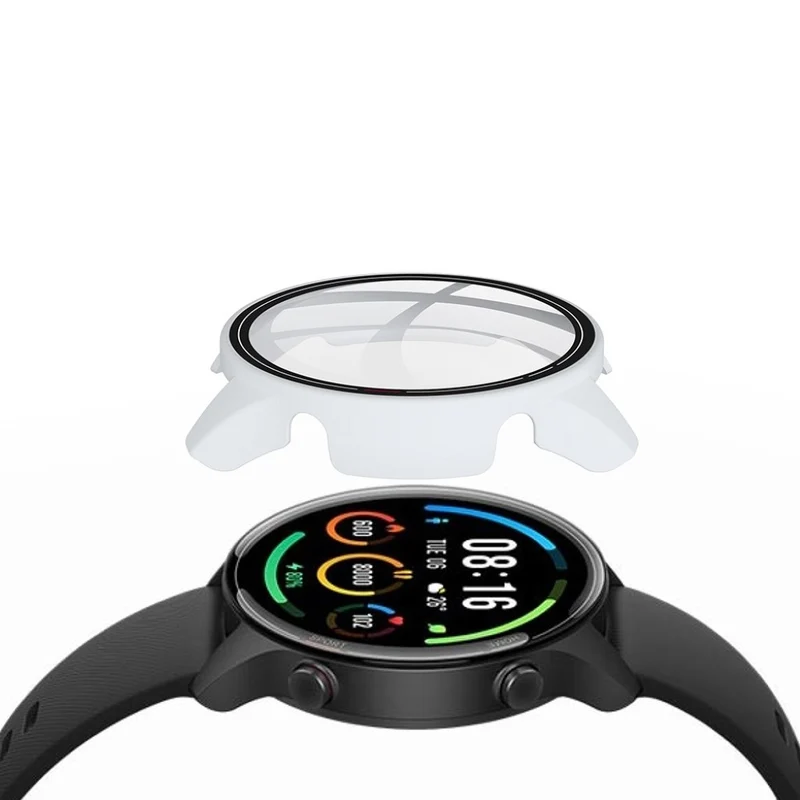 Unglaublich Stylisch Xiaomi Mi Watch Color Hülle mit Displayschutz in Plastik und Glas