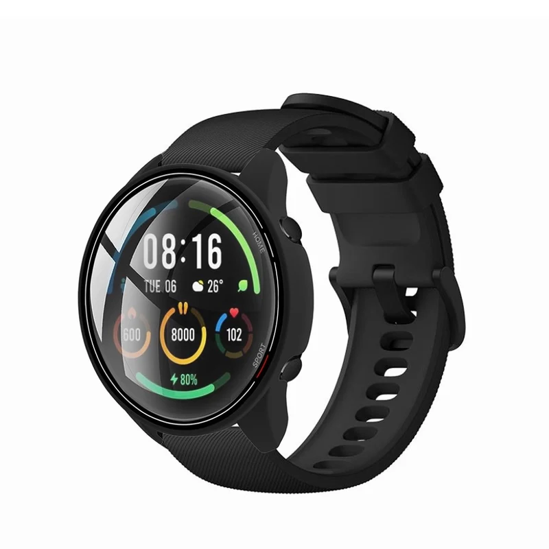 Unglaublich Stylisch Xiaomi Mi Watch Color Hülle mit Displayschutz in Plastik und Glas