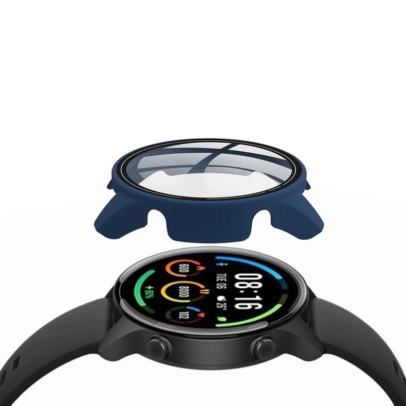 Unglaublich Stylisch Xiaomi Mi Watch Color Hülle mit Displayschutz in Plastik und Glas