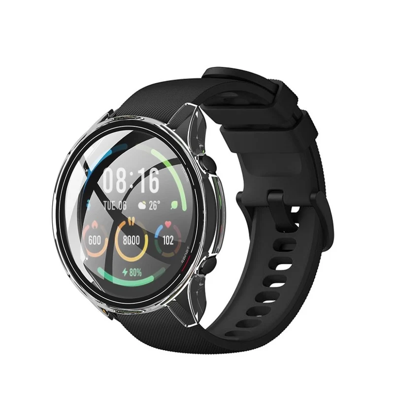 Unglaublich Stylisch Xiaomi Mi Watch Color Hülle mit Displayschutz in Plastik und Glas