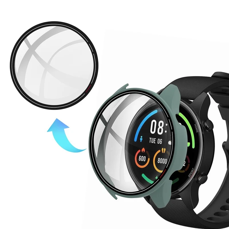 Unglaublich Stylisch Xiaomi Mi Watch Color Hülle mit Displayschutz in Plastik und Glas