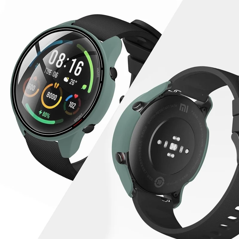 Unglaublich Stylisch Xiaomi Mi Watch Color Hülle mit Displayschutz in Plastik und Glas