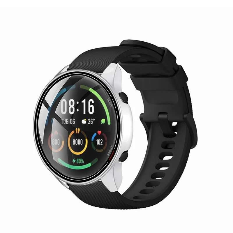 Unglaublich Stylisch Xiaomi Mi Watch Color Hülle mit Displayschutz in Plastik und Glas