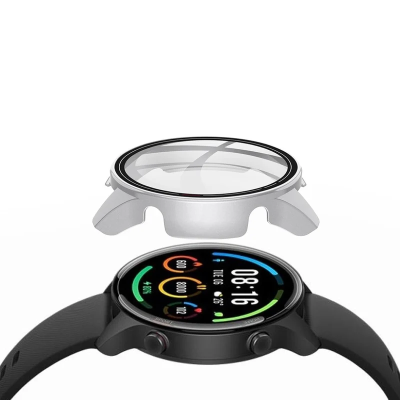 Unglaublich Stylisch Xiaomi Mi Watch Color Hülle mit Displayschutz in Plastik und Glas