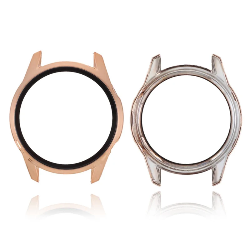 Auffallend Nett Huawei Watch GT 2 42mm Hülle mit Displayschutz in Silikon / TPU und Gehärtetes Glas