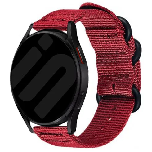 Oppo Watch S Schnallen-Nylonarmband (Rot)