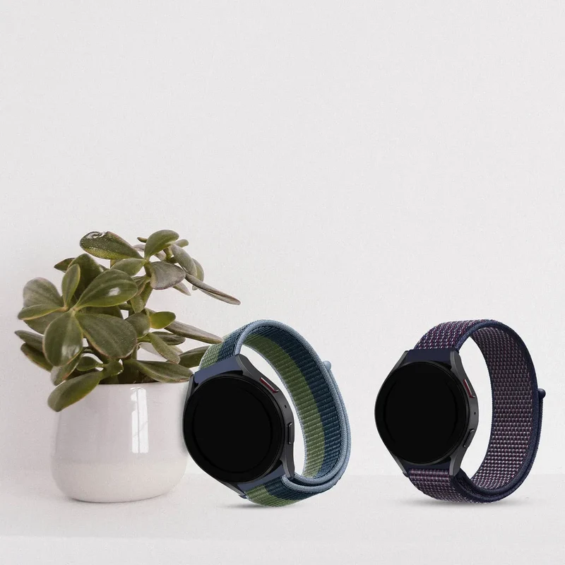 Oppo Watch S Nylonarmband (Moosgrün)
