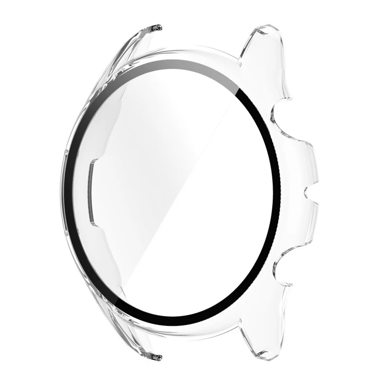 Supersauber Amazfit GTR 3 / Amazfit GTR 3 Pro Universell Hülle mit Displayschutz in Plastik und Gehärtetes Glas