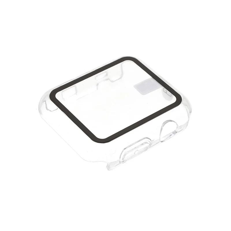 Auffallend Modisch Apple Watch Series 7 45mm Hülle mit Displayschutz in Gehärtetes Glas