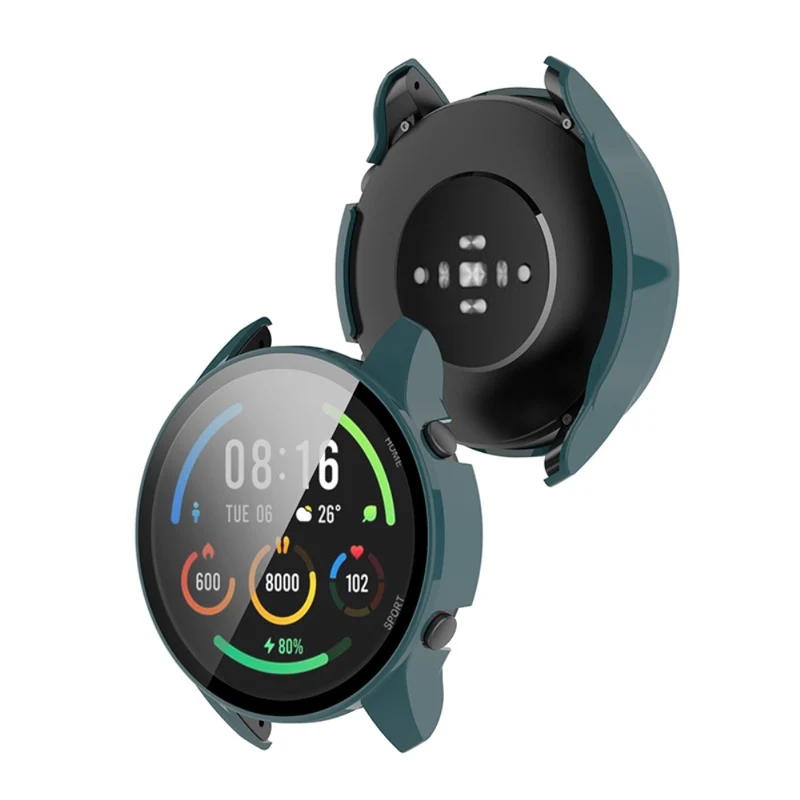 Absolut Modisch Xiaomi Mi Watch Color Sports Hülle mit Displayschutz in Plastik und Gehärtetes Glas