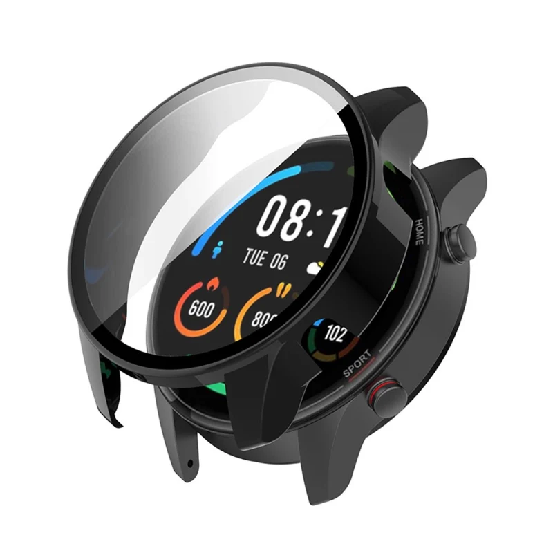 Absolut Modisch Xiaomi Mi Watch Color Sports Hülle mit Displayschutz in Plastik und Gehärtetes Glas