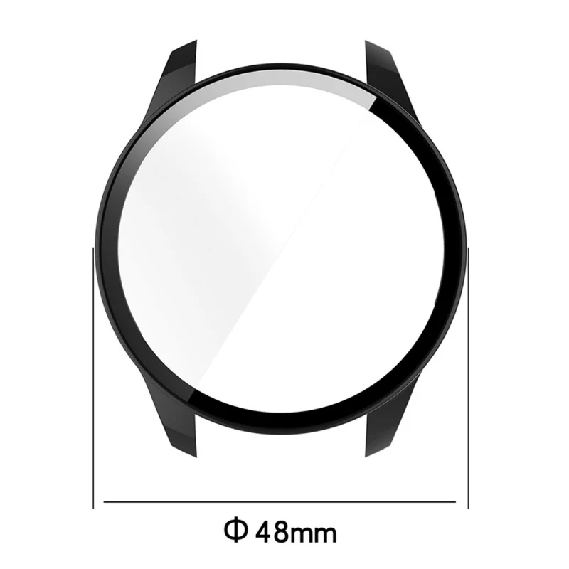 Absolut Modisch Xiaomi Mi Watch Color Sports Hülle mit Displayschutz in Plastik und Gehärtetes Glas