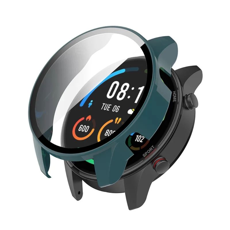Absolut Modisch Xiaomi Mi Watch Color Sports Hülle mit Displayschutz in Plastik und Gehärtetes Glas