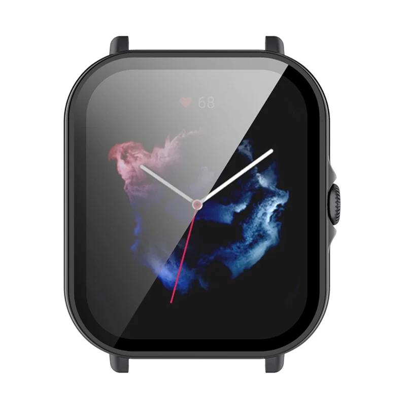 Super Stylisch Amazfit GTS 3 Hülle mit Displayschutz in Plastik und Gehärtetes Glas