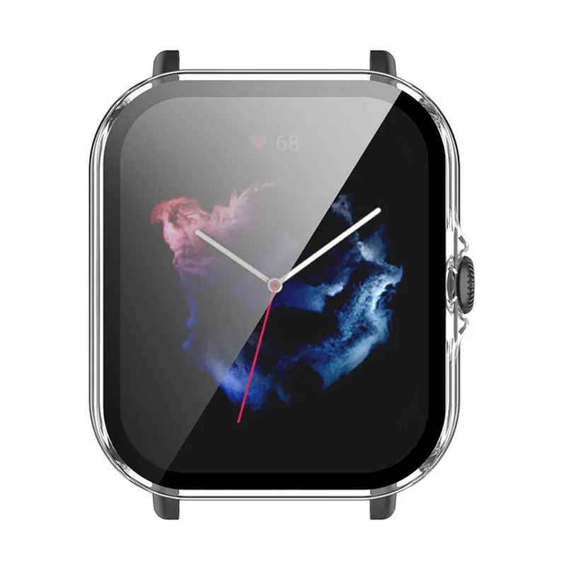 Super Stylisch Amazfit GTS 3 Hülle mit Displayschutz in Plastik und Gehärtetes Glas