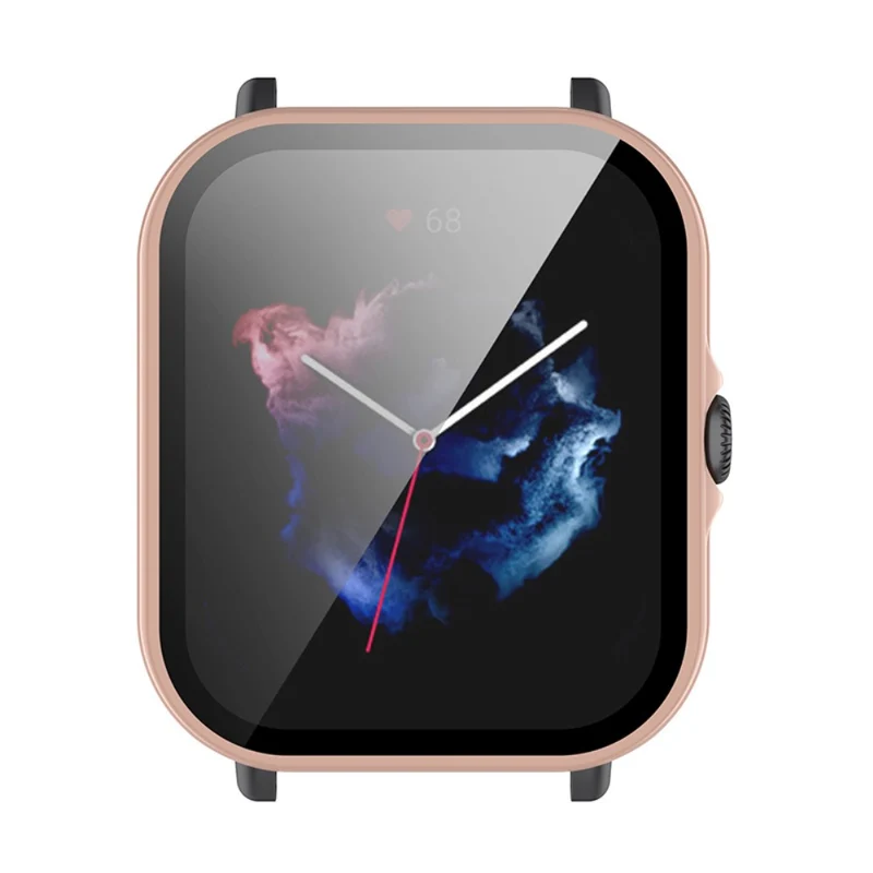 Super Stylisch Amazfit GTS 3 Hülle mit Displayschutz in Plastik und Gehärtetes Glas