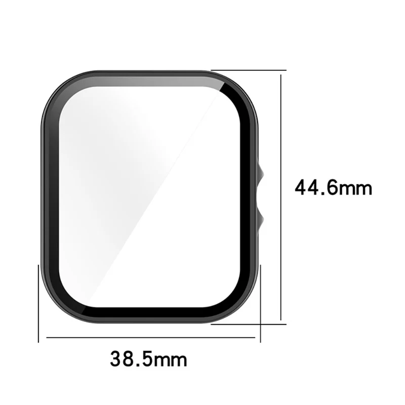 Super Stylisch Amazfit GTS 3 Hülle mit Displayschutz in Plastik und Gehärtetes Glas