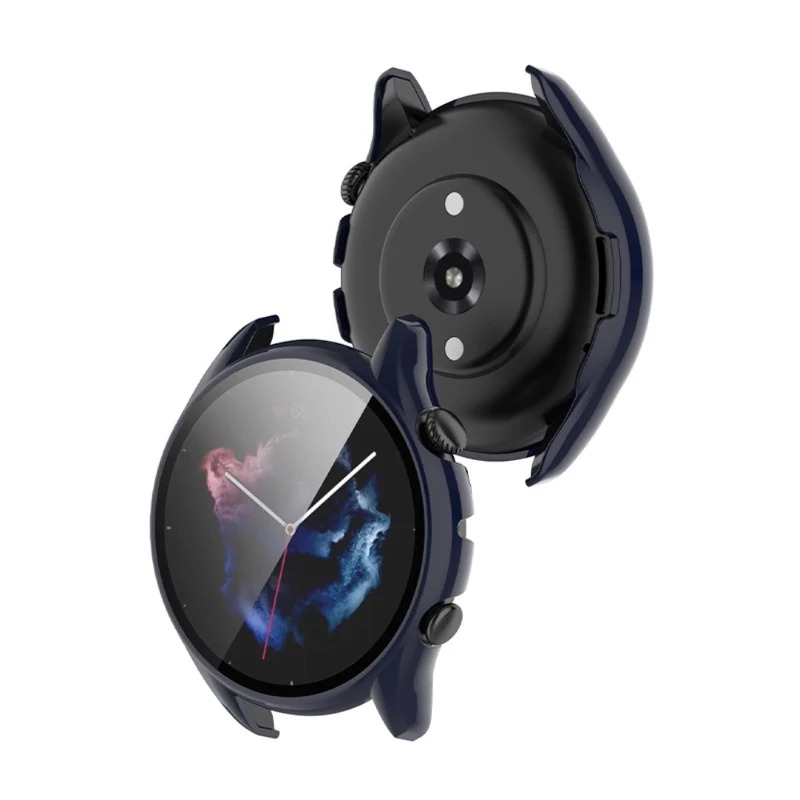 Absolut Modisch Amazfit GTR 3 / Amazfit GTR 3 Pro Universell Hülle mit Displayschutz in Plastik und Gehärtetes Glas