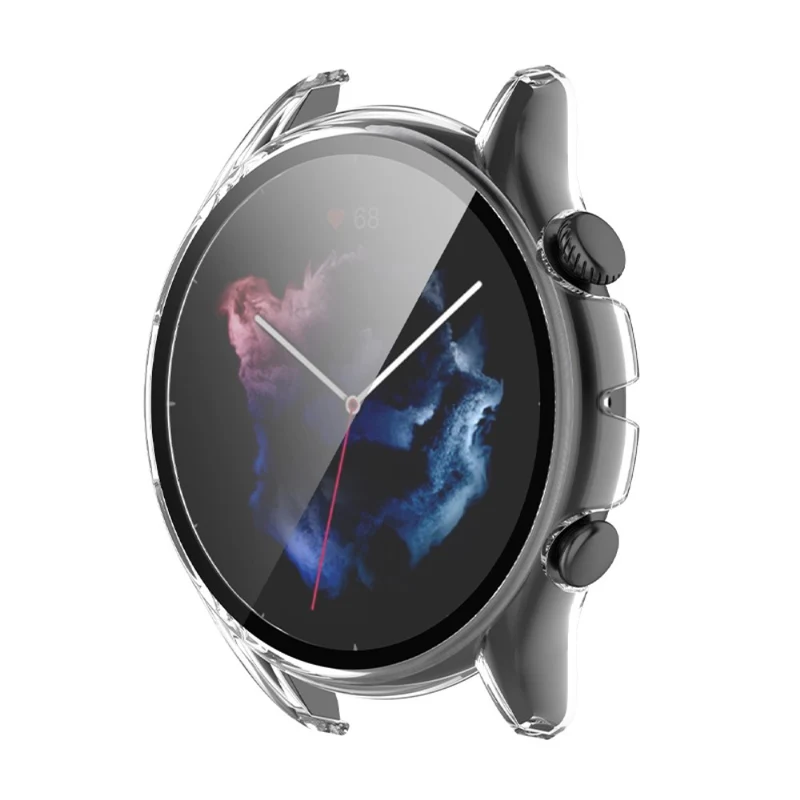Absolut Modisch Amazfit GTR 3 / Amazfit GTR 3 Pro Universell Hülle mit Displayschutz in Plastik und Gehärtetes Glas