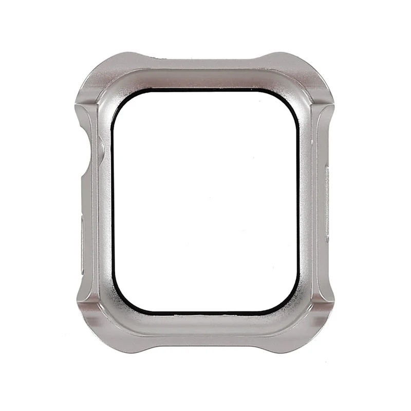 Schützend Apple Watch Series 7 41mm Hülle mit Displayschutz in Plastik und Gehärtetes Glas