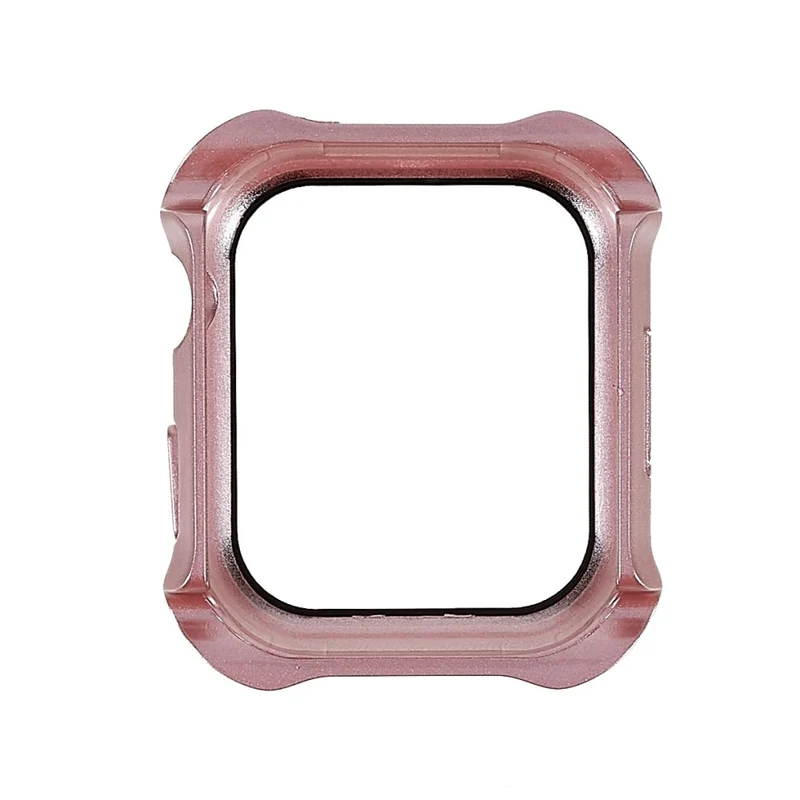 Schützend Apple Watch Series 7 41mm Hülle mit Displayschutz in Plastik und Gehärtetes Glas