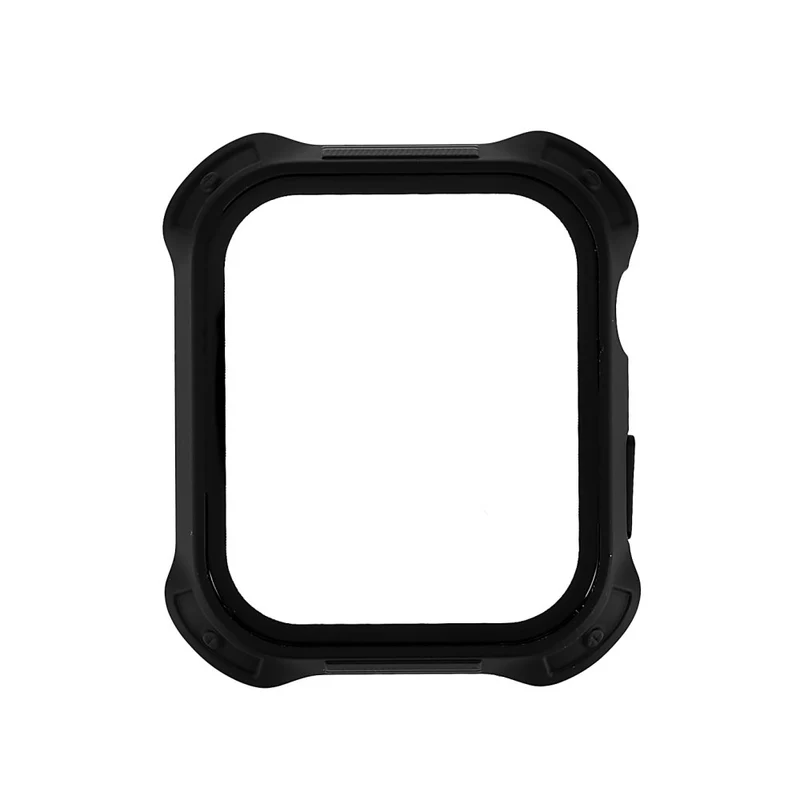 Stilvoll Apple Watch Series 7 41mm Hülle mit Displayschutz in Plastik und Gehärtetes Glas