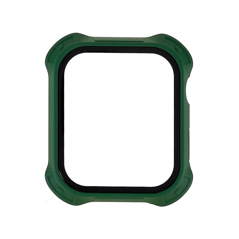 Stilvoll Apple Watch Series 7 41mm Hülle mit Displayschutz in Plastik und Gehärtetes Glas