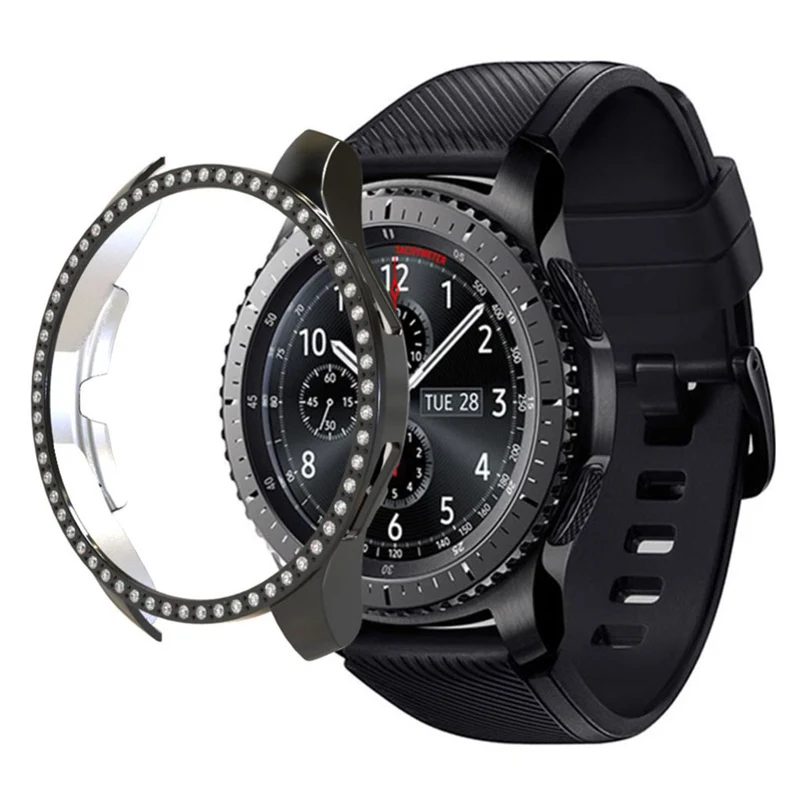 Großartig Samsung Galaxy Watch (46mm) Plastik und Strass Hülle