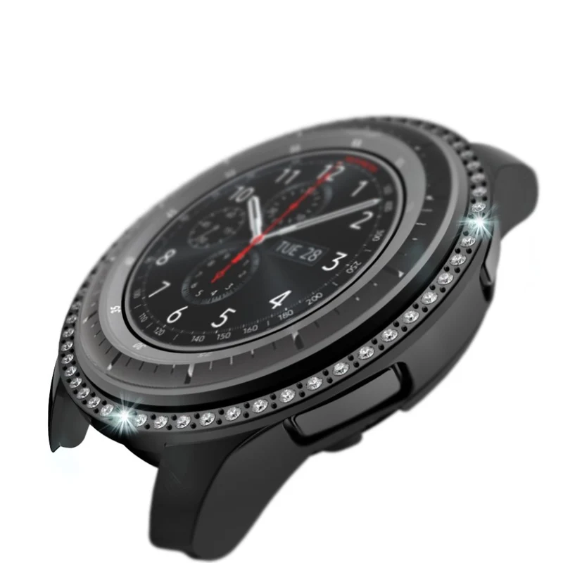 Großartig Samsung Galaxy Watch (46mm) Plastik und Strass Hülle