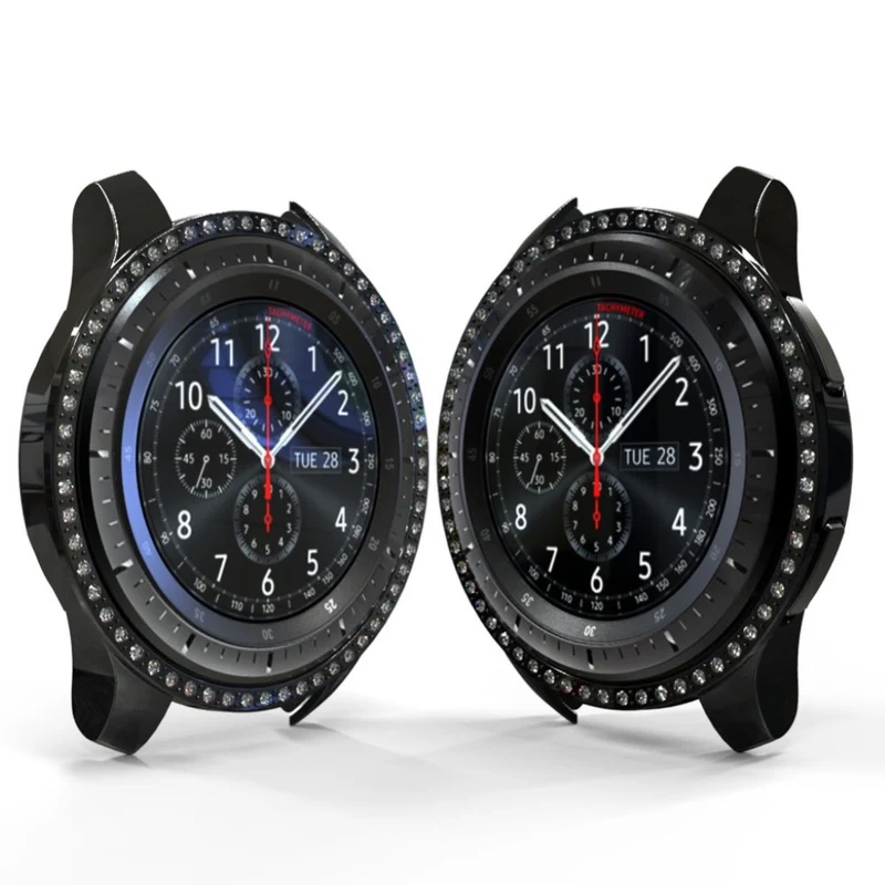 Großartig Samsung Galaxy Watch (46mm) Plastik und Strass Hülle
