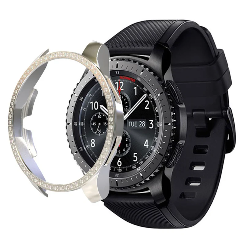 Großartig Samsung Galaxy Watch (46mm) Plastik und Strass Hülle