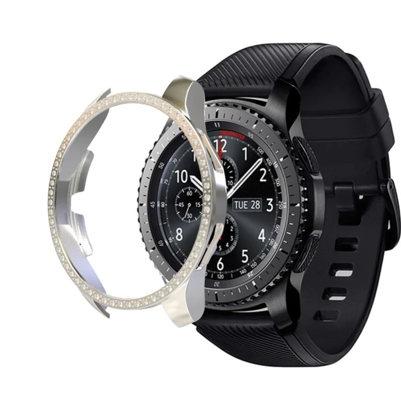 Großartig Samsung Galaxy Watch (46mm) Plastik und Strass Hülle