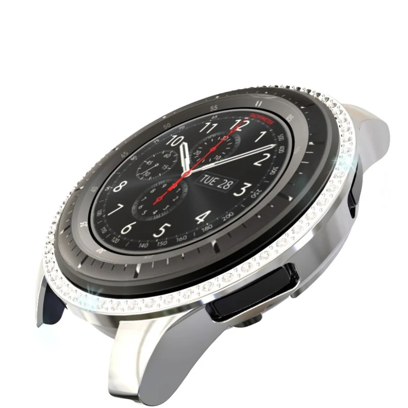 Großartig Samsung Galaxy Watch (46mm) Plastik und Strass Hülle