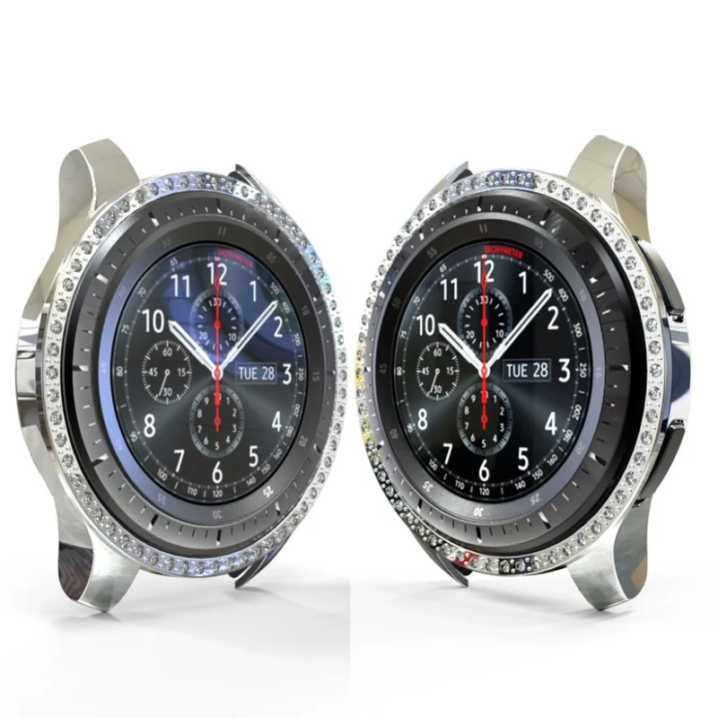 Großartig Samsung Galaxy Watch (46mm) Plastik und Strass Hülle