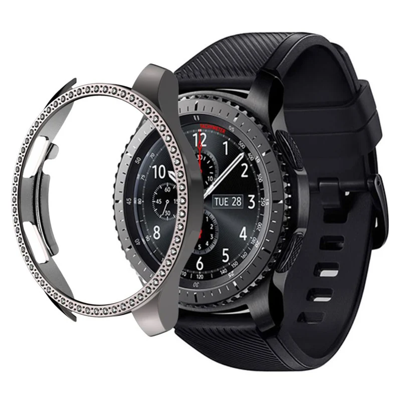 Großartig Samsung Galaxy Watch (46mm) Plastik und Strass Hülle