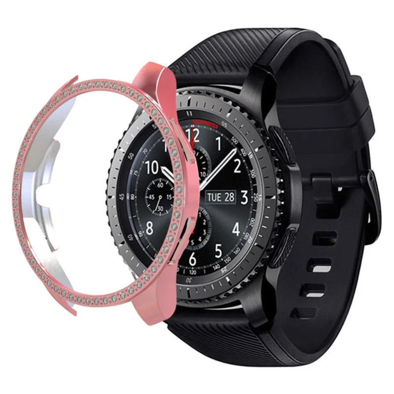 Großartig Samsung Galaxy Watch (46mm) Plastik und Strass Hülle