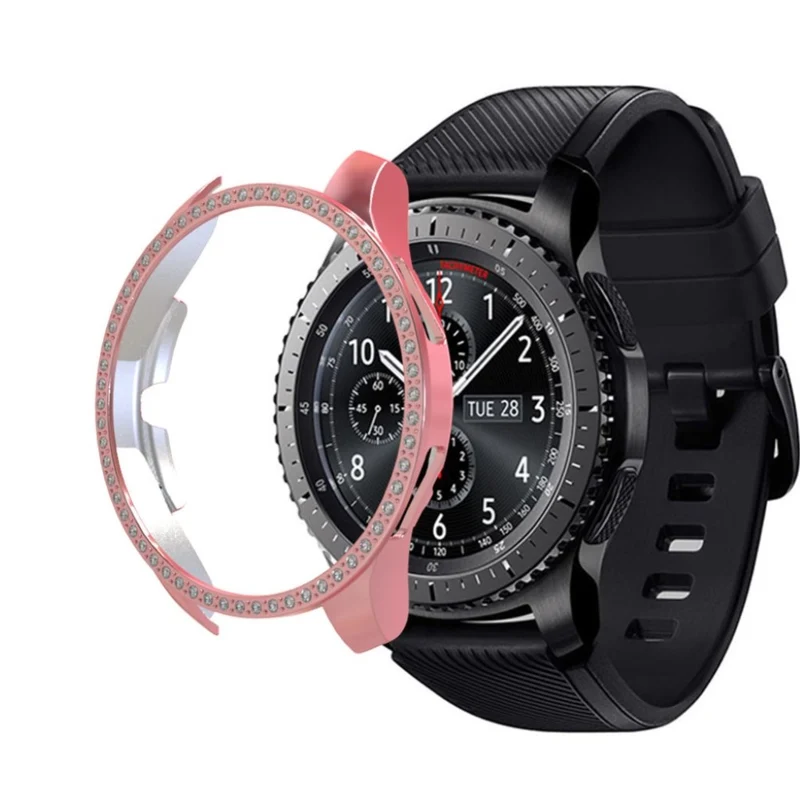 Großartig Samsung Galaxy Watch (46mm) Plastik und Strass Hülle
