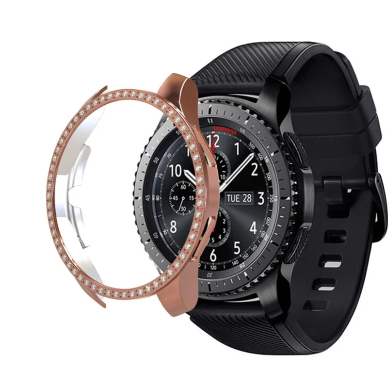 Großartig Samsung Galaxy Watch (46mm) Plastik und Strass Hülle