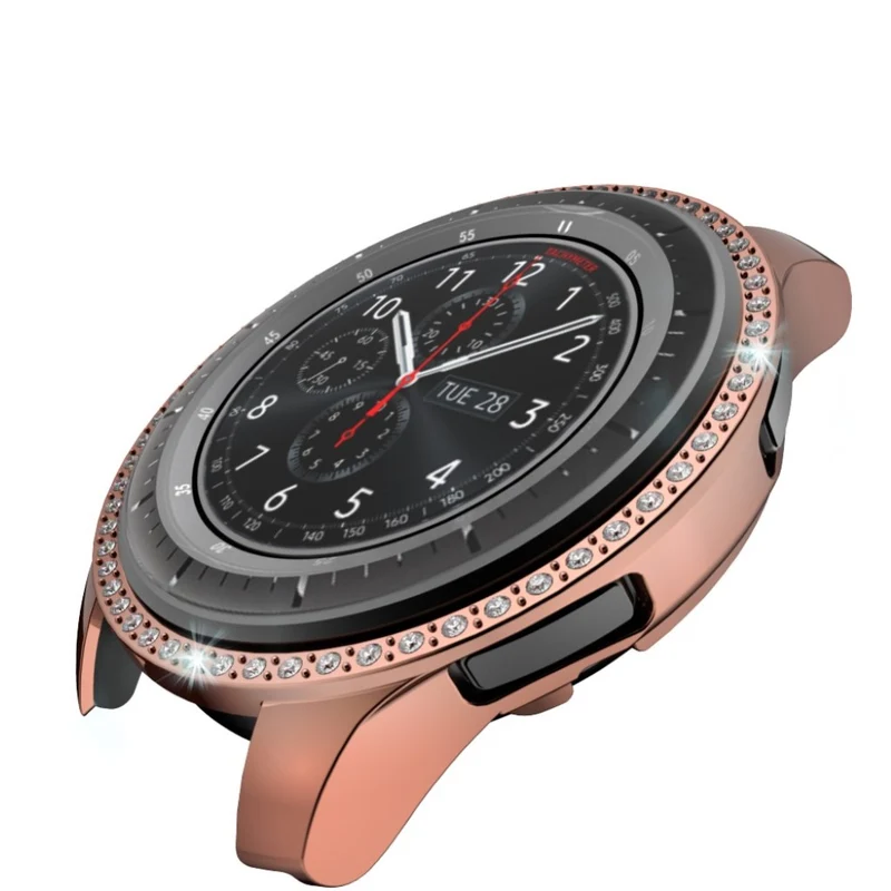 Großartig Samsung Galaxy Watch (46mm) Plastik und Strass Hülle