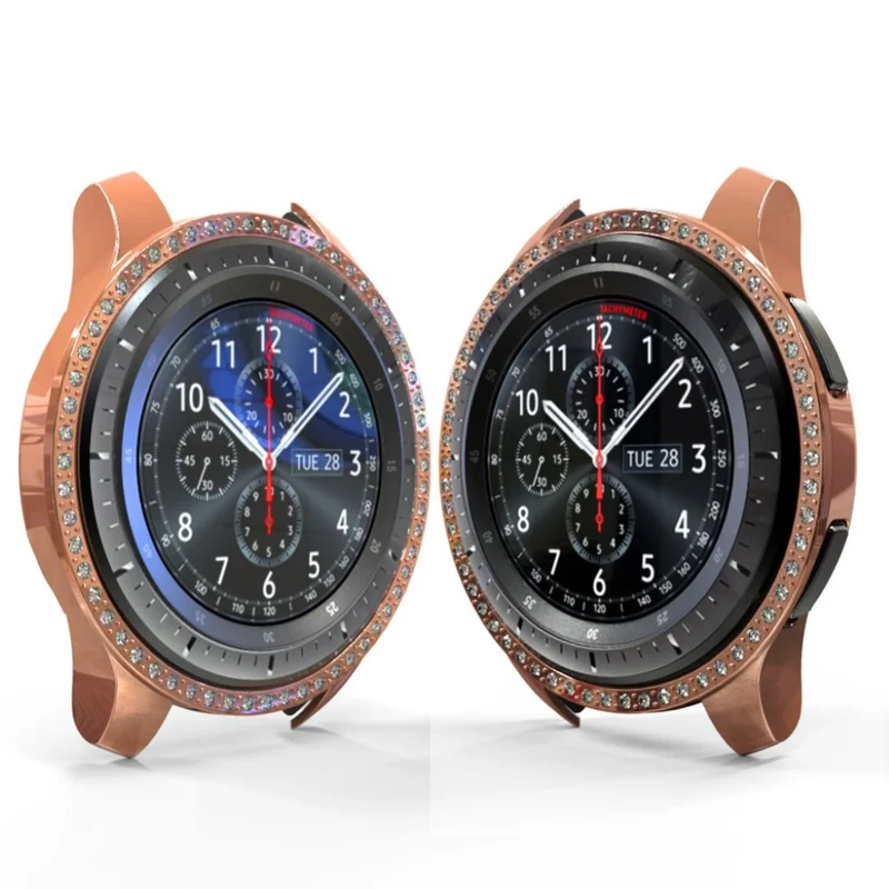 Großartig Samsung Galaxy Watch (46mm) Plastik und Strass Hülle