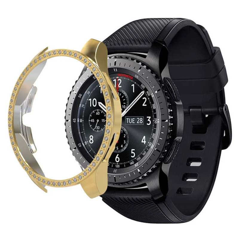 Großartig Samsung Galaxy Watch (46mm) Plastik und Strass Hülle