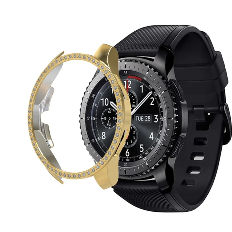 Großartig Samsung Galaxy Watch (46mm) Plastik und Strass Hülle