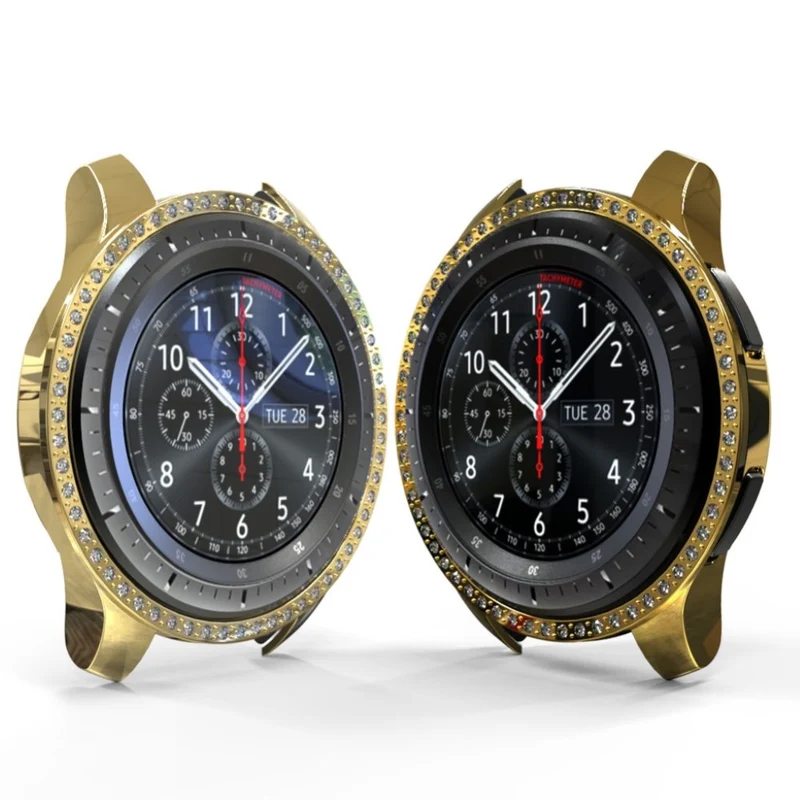 Großartig Samsung Galaxy Watch (46mm) Plastik und Strass Hülle