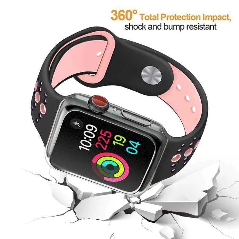 Unglaublich Modisch Apple Watch Series 4 44mm Plastik Hülle