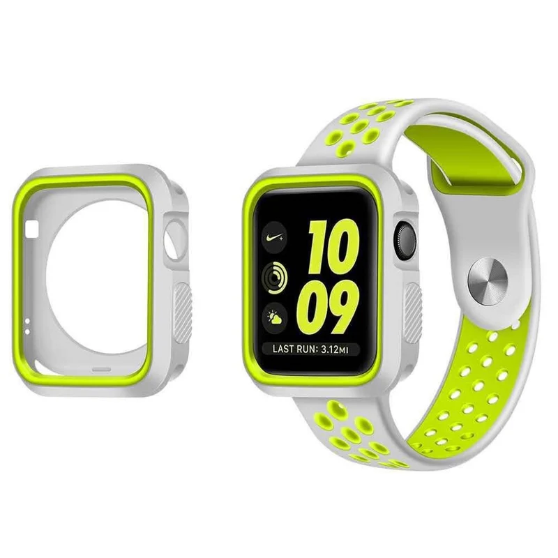Absolut Schön Apple Watch Series 1-3 42mm Silikon / TPU Hülle