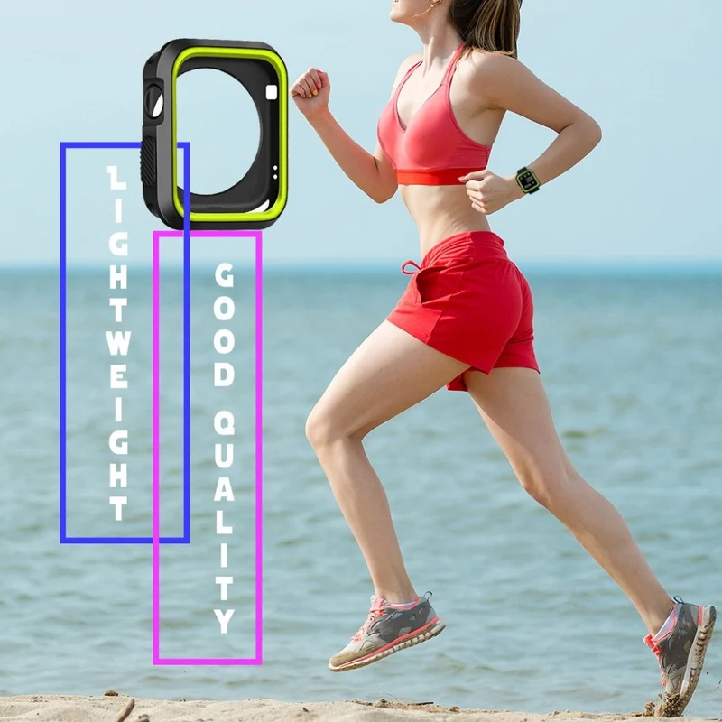 Absolut Schön Apple Watch Series 1-3 42mm Silikon / TPU Hülle