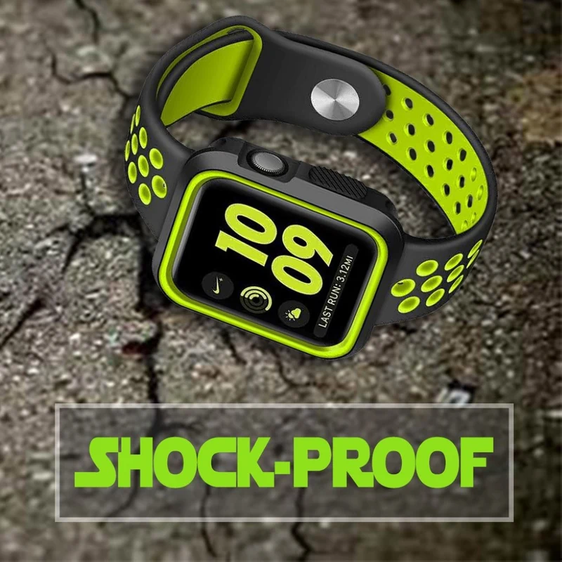 Absolut Schön Apple Watch Series 1-3 42mm Silikon / TPU Hülle