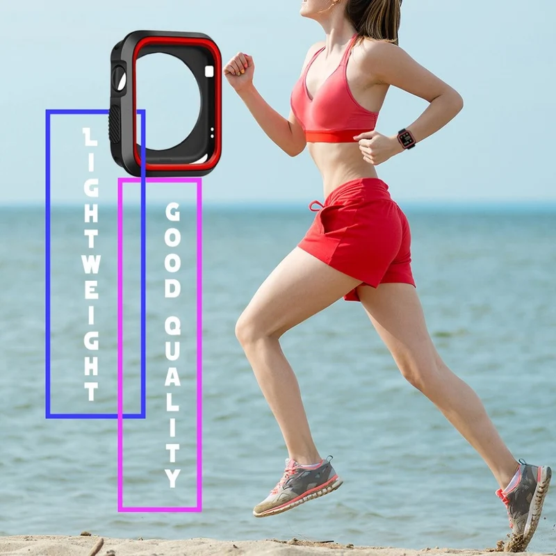 Absolut Schön Apple Watch Series 1-3 42mm Silikon / TPU Hülle