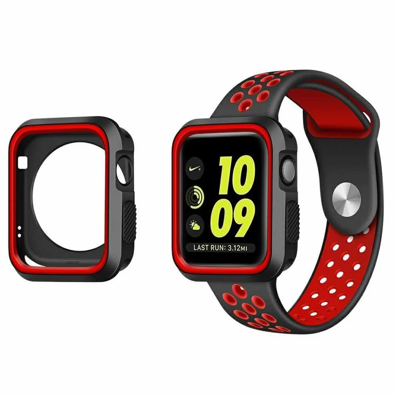 Absolut Schön Apple Watch Series 1-3 42mm Silikon / TPU Hülle